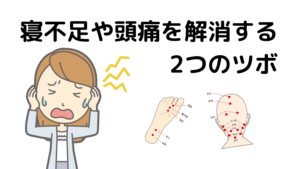 寝不足や頭痛を解消する2つのツボ